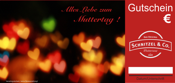 Geschenkgutschein "Muttertag"